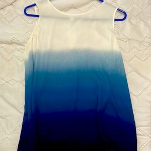 Chiffon fade top